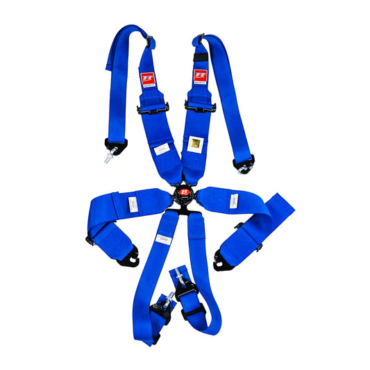 FT PRO 6 Point Camlock Drag Racing Harness FIA 2/3"
