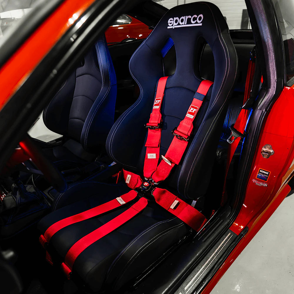 FT PRO 6 Point Camlock Drag Racing Harness FIA 2/3"